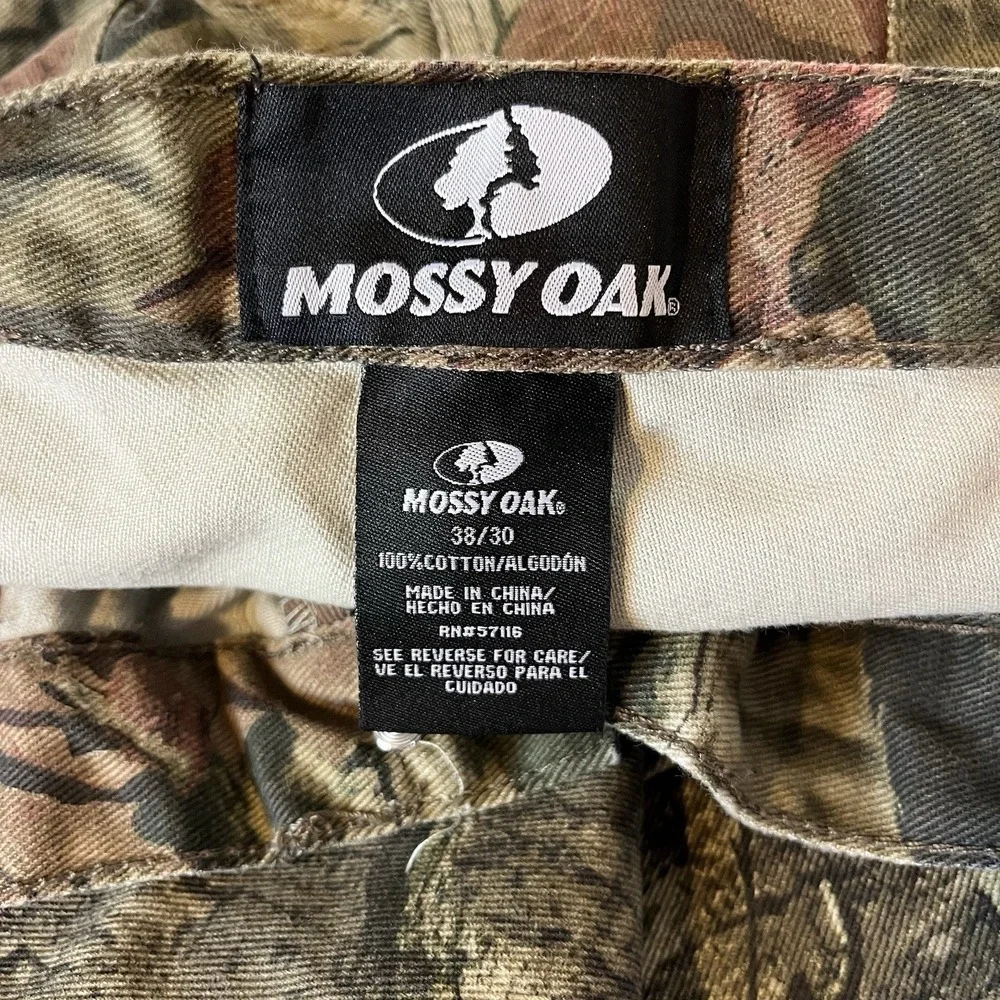 Mossy Oak Camo Cotton Jeans 38/30 Pants Hunting Fishing Outdoors Cool Man‎ Stuff